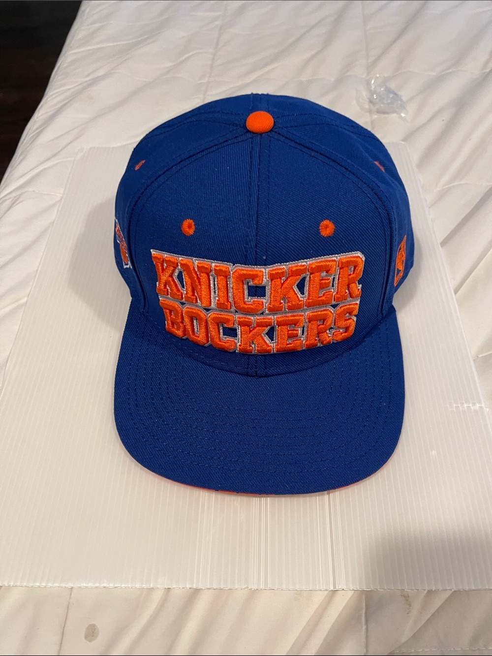 Fanatics Royal Blue and Orange adult hat brand new vintage hat one of a kind